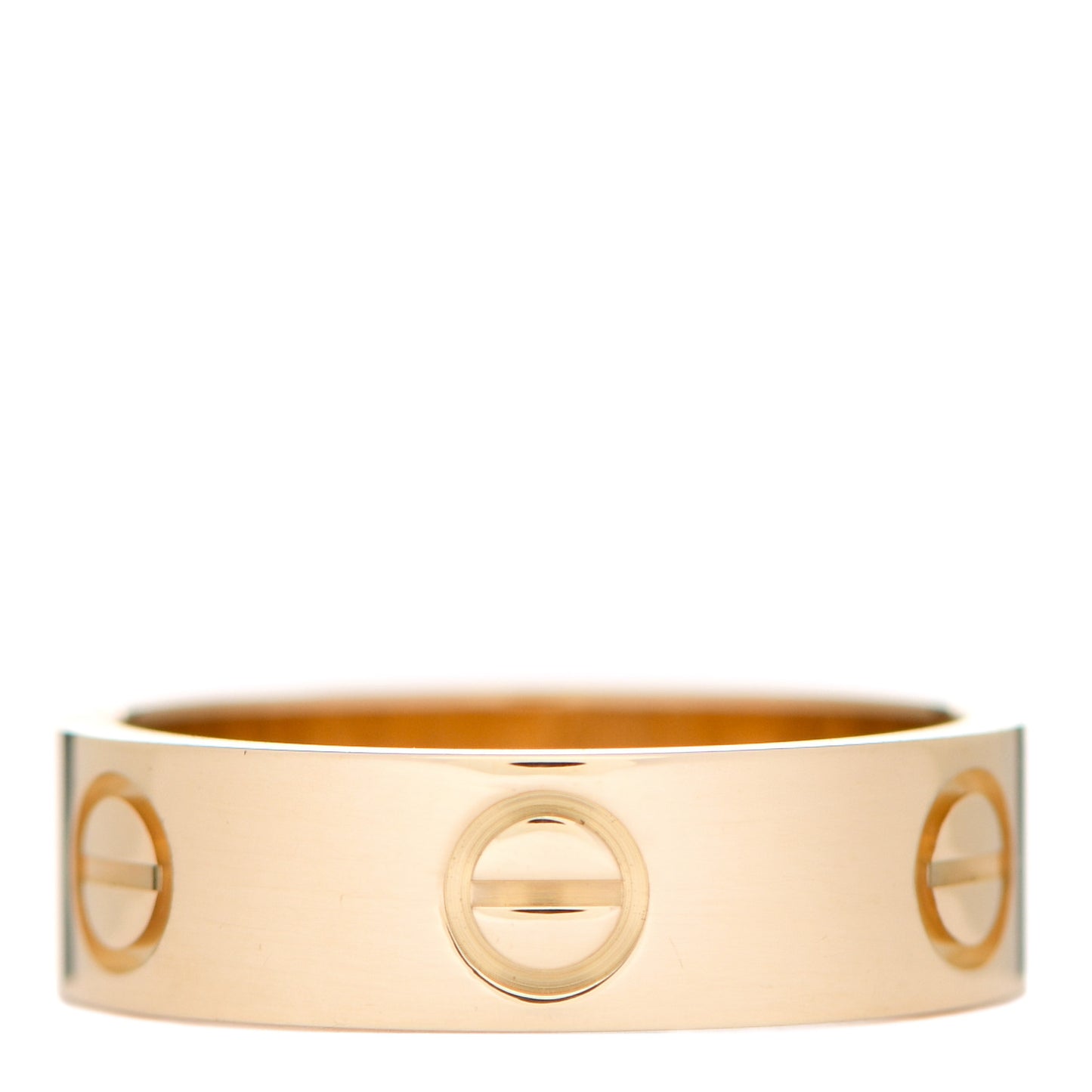 18K Yellow Gold 5.5mm LOVE Ring 53 6.5