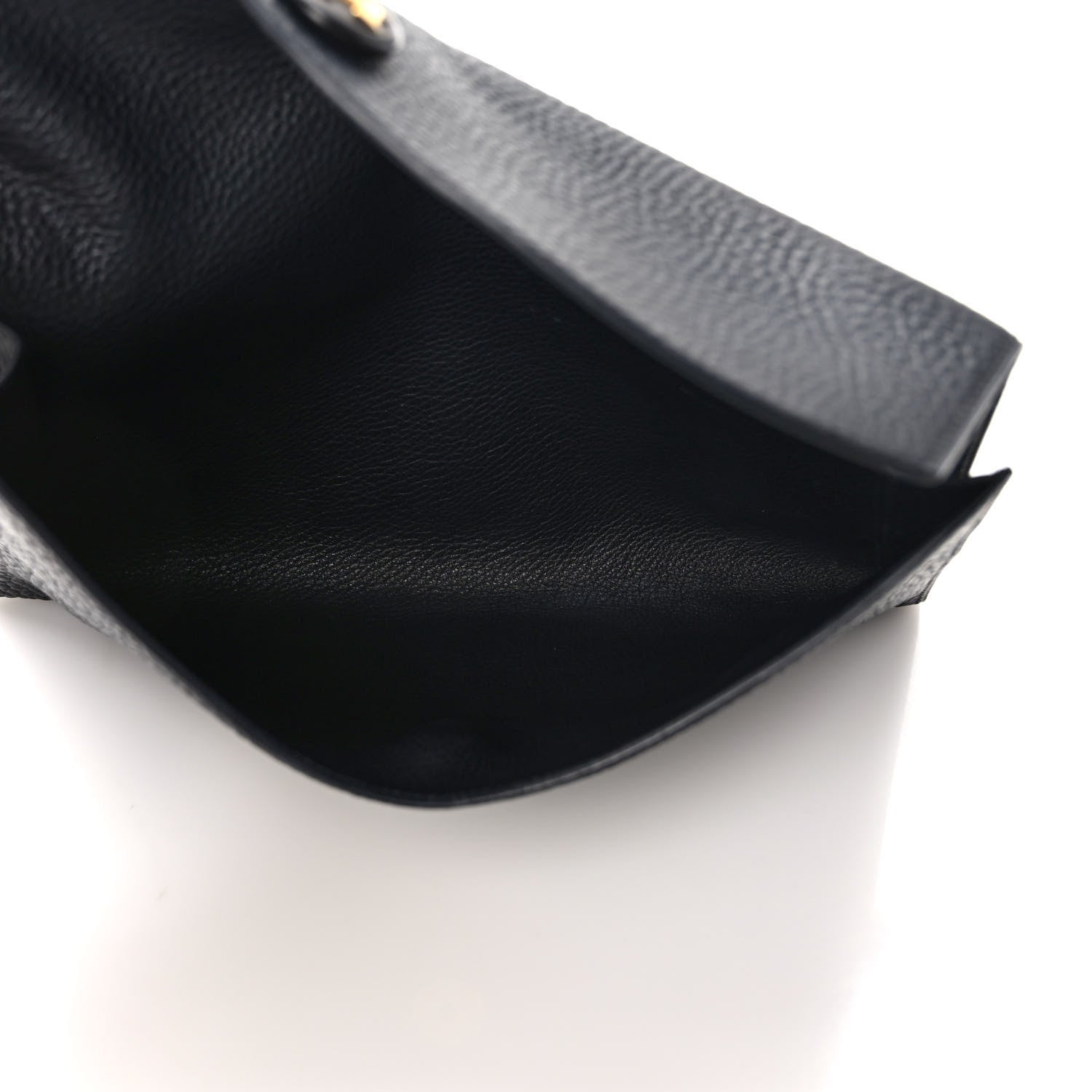 Hermes Taurillon Clemence Pochette Rio Black 5 of 7