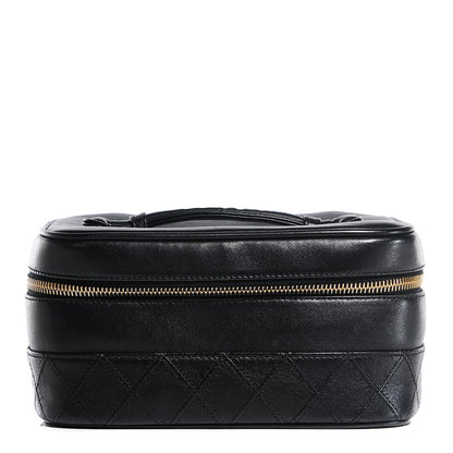 Chanel Calfskin Vanity Cosmetic Case Black 1 of 9