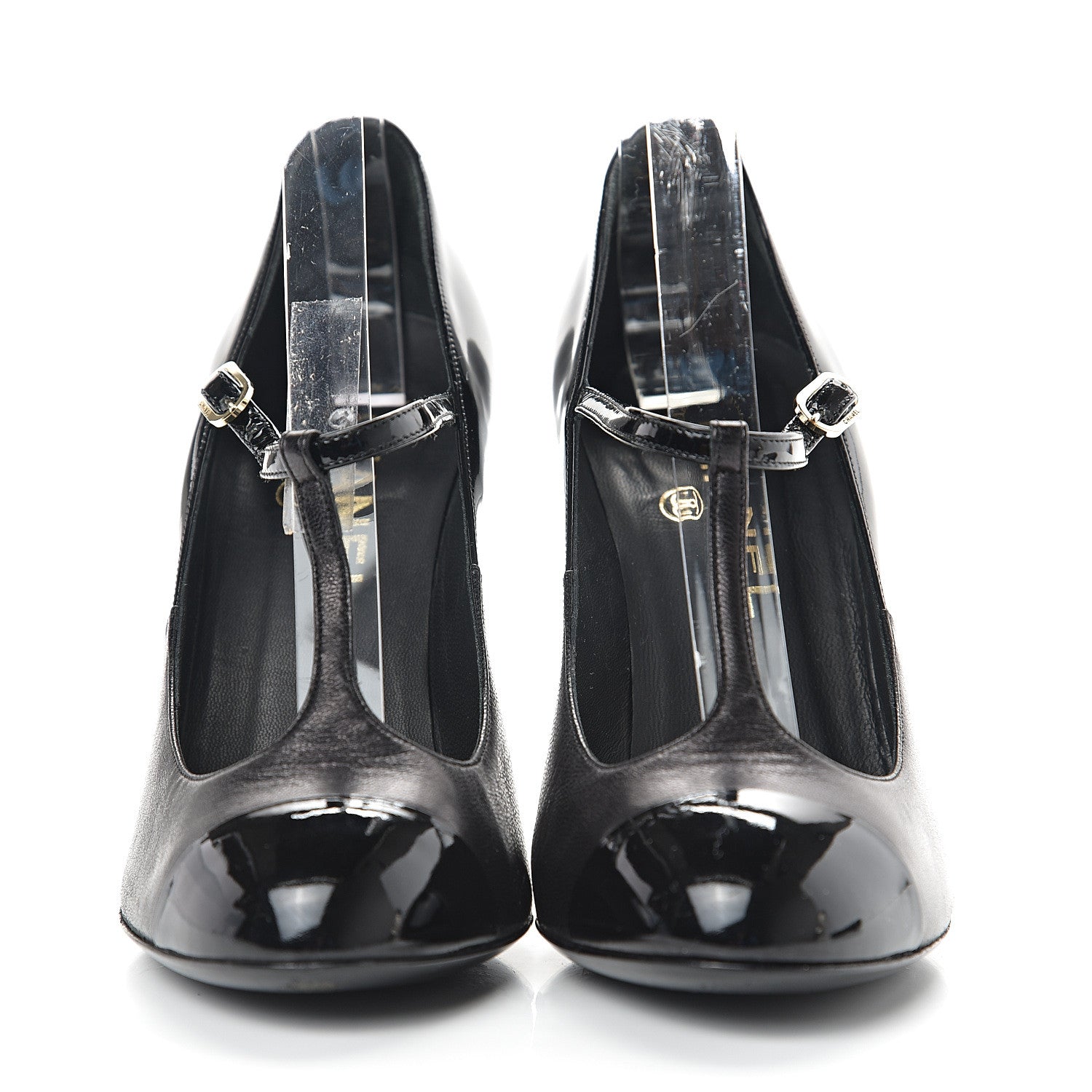 Chanel Patent Lambskin Mary Jane Pump 36 Black 2 of 9