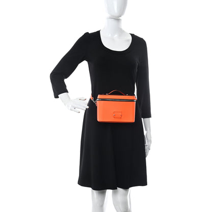 Christian Louboutin Calfskin Kypipouch Small Top Handle Messenger Bag Orange 2 of 9