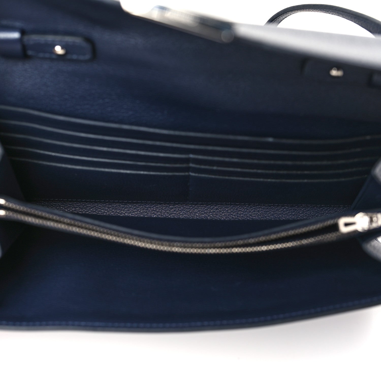 Hermes Evercolor Constance Wallet To Go Bleu De Prusse 5 of 8