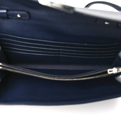 Hermes Evercolor Constance Wallet To Go Bleu De Prusse 5 of 8
