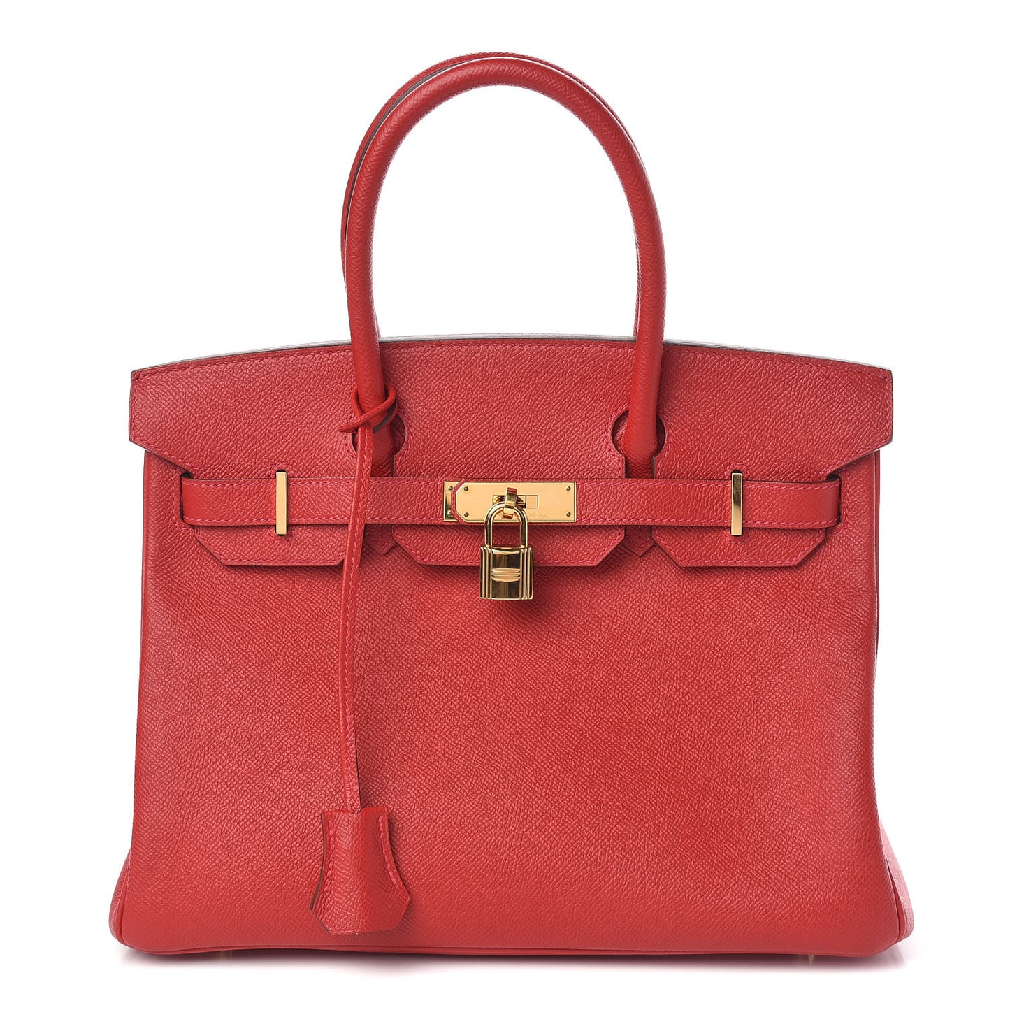 Epsom Birkin 30 Rouge Casaque