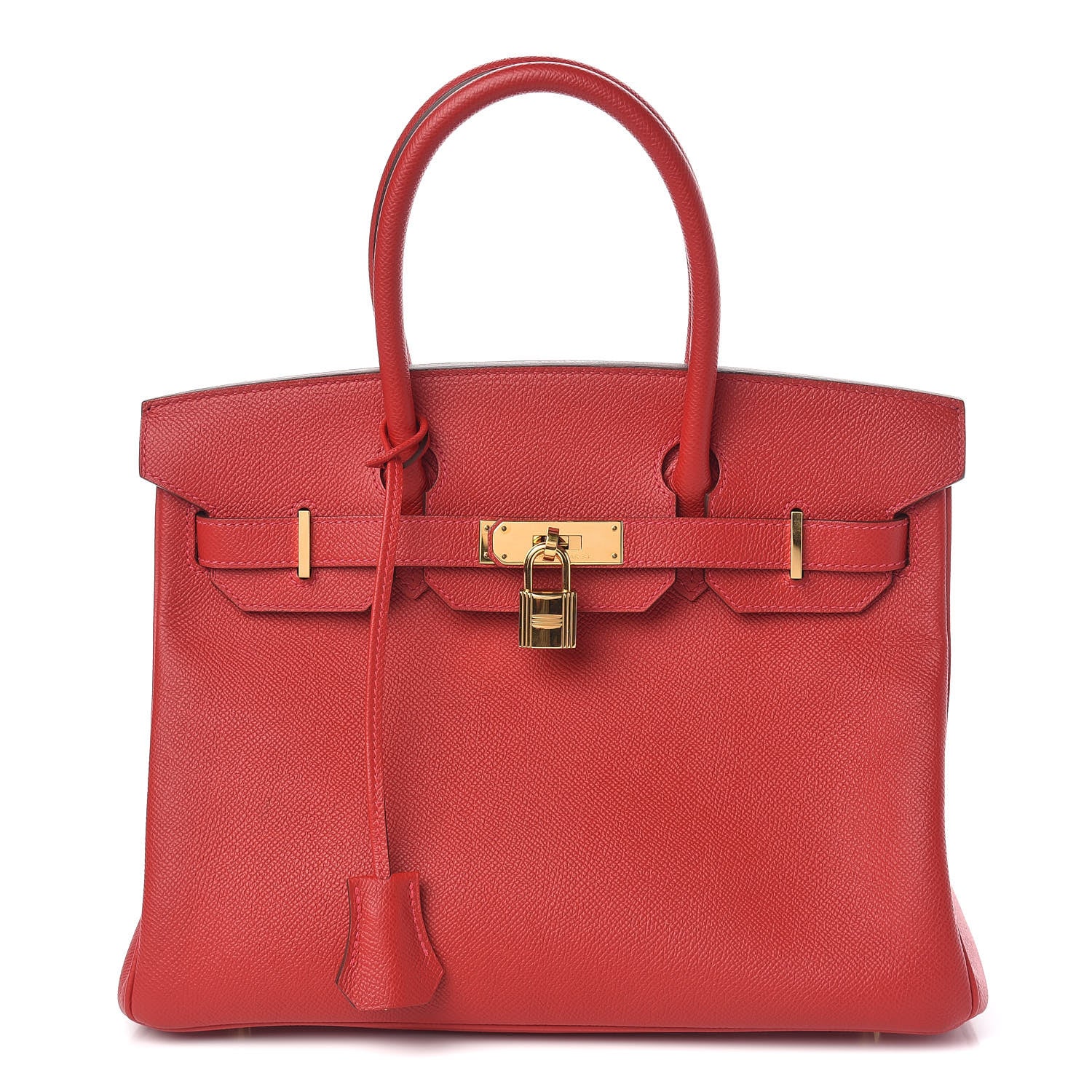 Hermes Epsom Birkin 30 Rouge Casaque 1 of 9