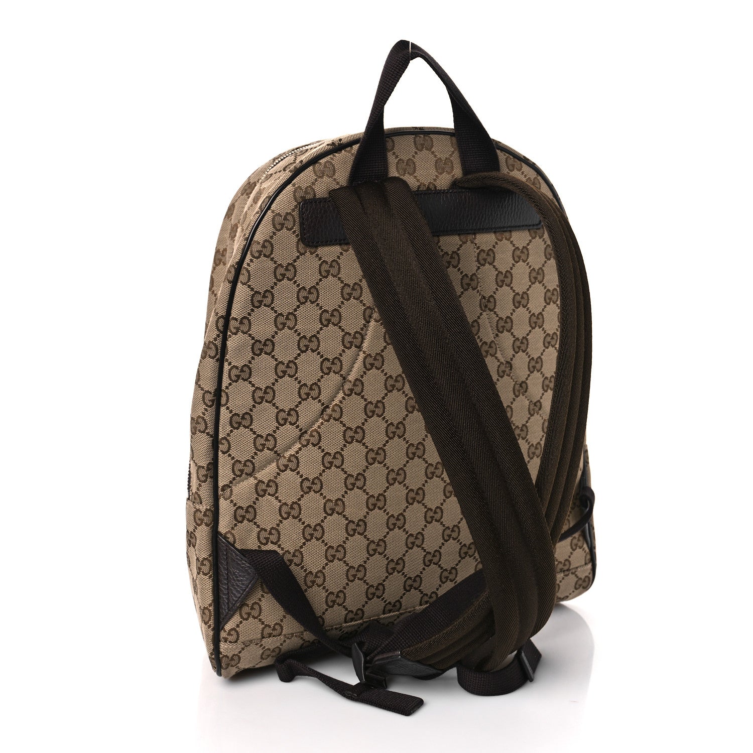 Gucci Monogram Travel Backpack Dark Brown 3 of 9