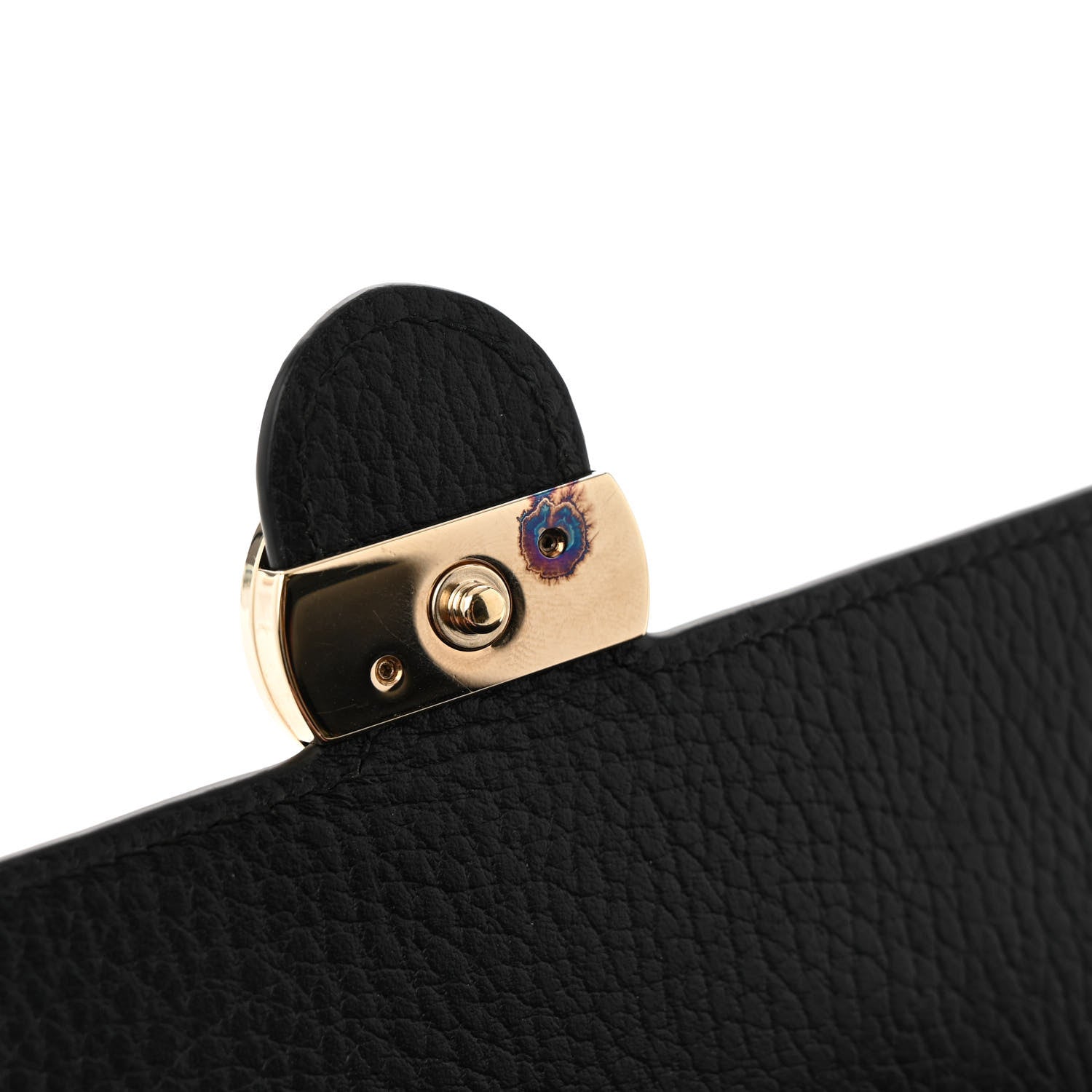 Gucci Dollar Calfskin Interlocking G Chain Wallet Black 13 of 13