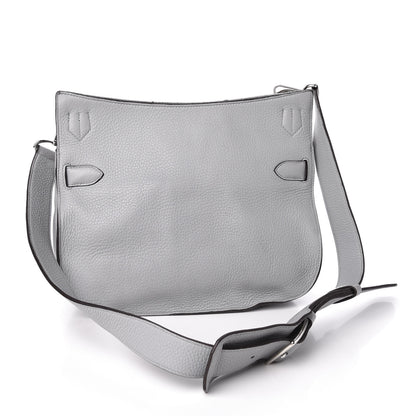 Hermes Taurillon Clemence Jypsiere 28 Bleu Arctic 2 of 14
