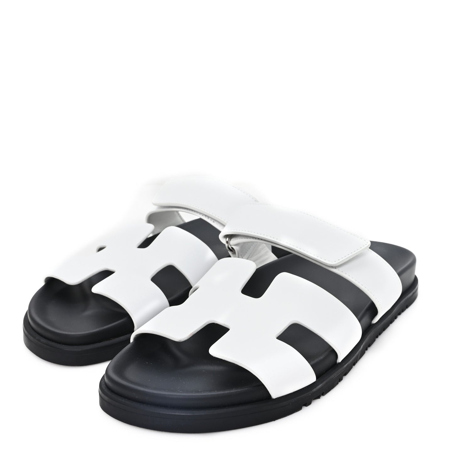 Calfskin Womens Chypre Sandals 38.5 White