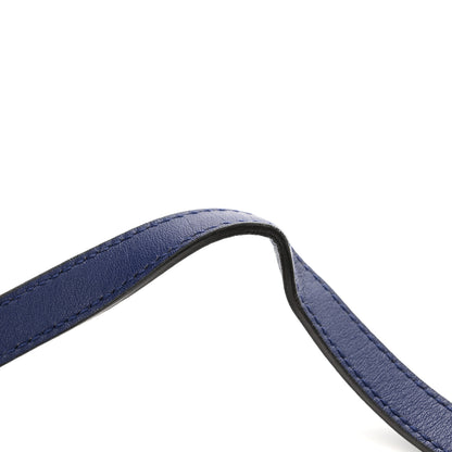 Gucci Velvet Matelasse Embroidered Mini GG Marmont Shoulder Bag Cobalt Blue 11 of 13