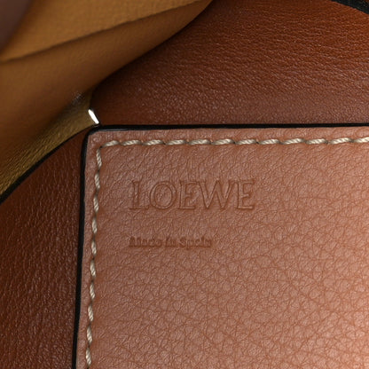 Loewe Calfskin Small Woven Basket Surplus Bag Hazelnut Camel 6 of 8