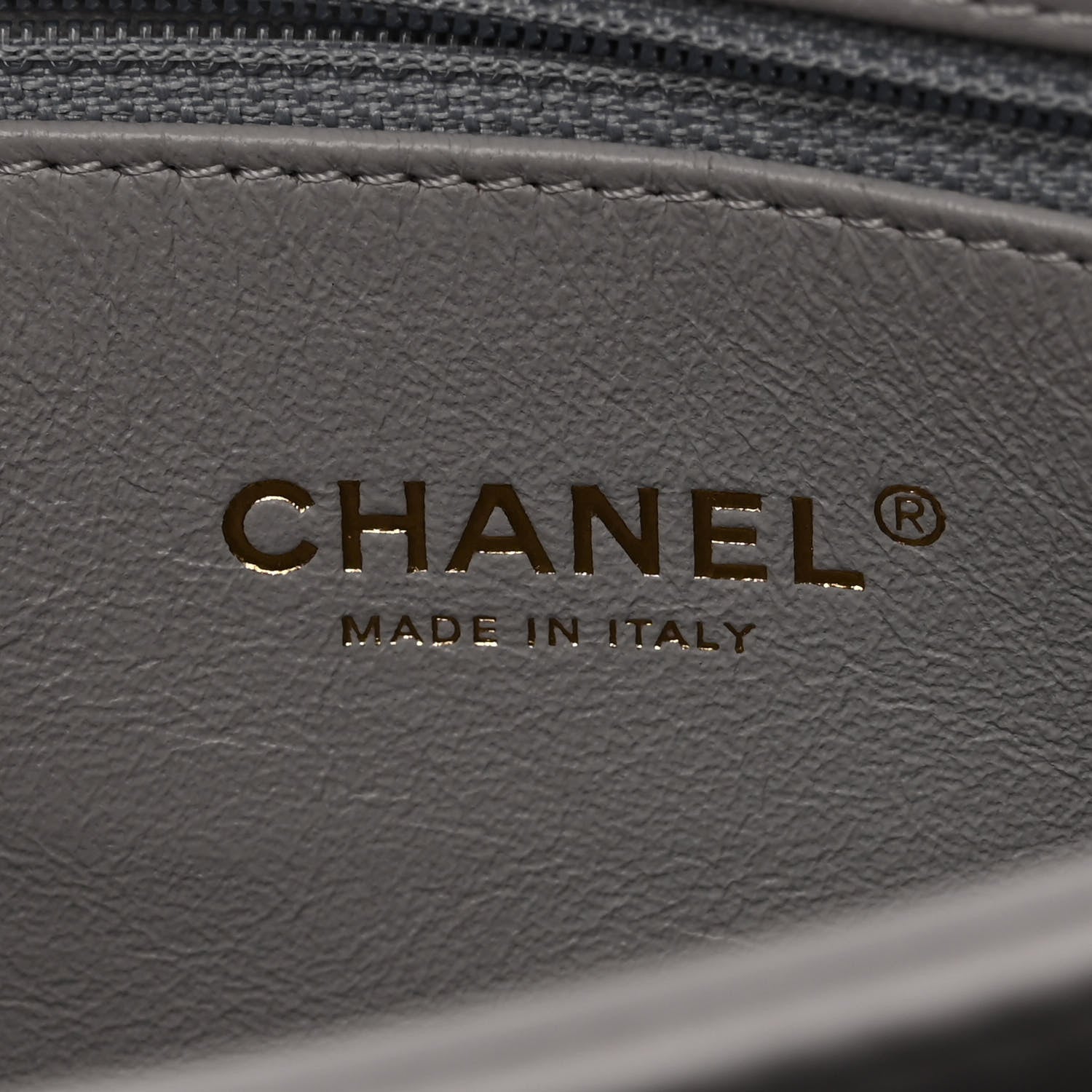 Chanel Lambskin Chevron Quilted Medium Trendy CC Dual Handle Flap Bag Grey 7 of 13