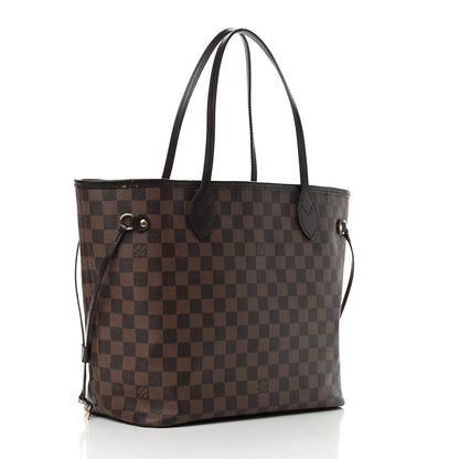 Louis Vuitton Damier Ebene Neo Neverfull MM Rose Ballerine 3 of 12