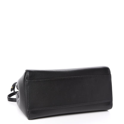 Fendi Nappa Monster Eyes Mini Peekaboo Iconic Satchel Black 5 of 9