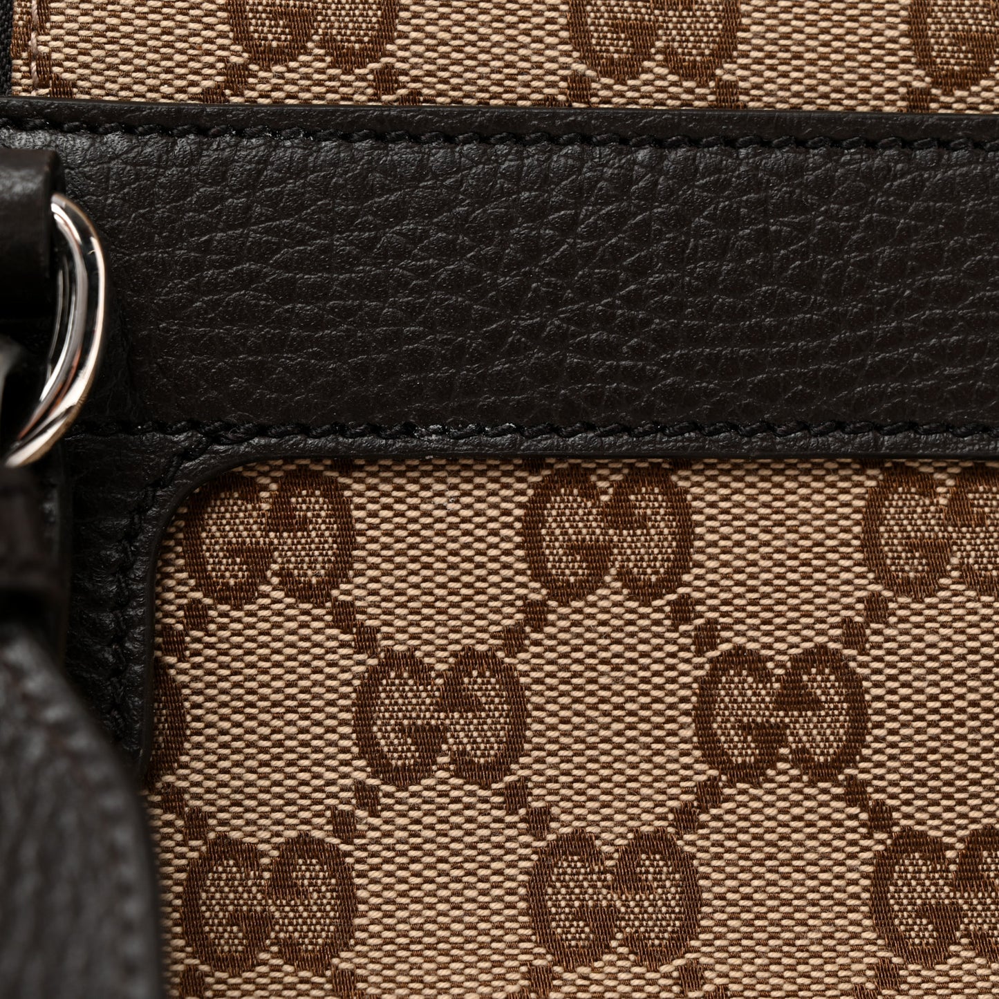 Monogram Dollar Calfskin Boston Duffle Bag Beige Ebony Testa di Moro Marrone Scuro