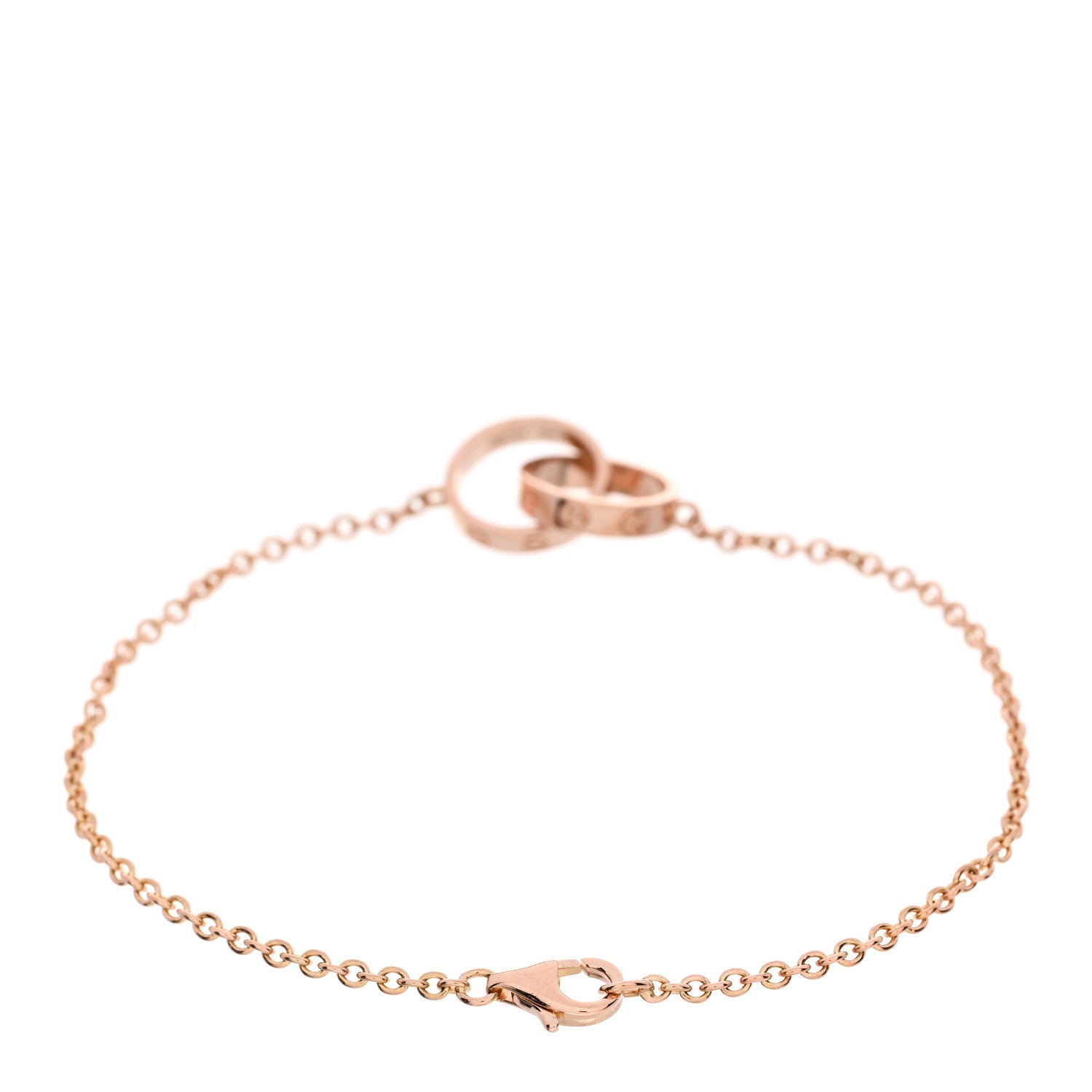 Cartier 18K Pink Gold Interlocking LOVE Bracelet 2 of 3