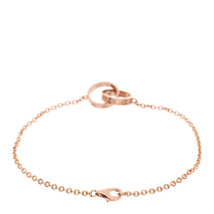 Cartier 18K Pink Gold Interlocking LOVE Bracelet 2 of 3