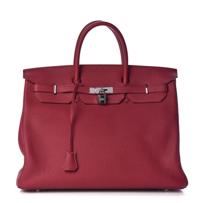 Hermes Togo Birkin 40 Rubis 1 of 11