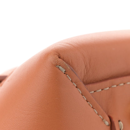 Bottega Veneta French Calfskin Maxi Intrecciato Medium Arco Caramel 12 of 14