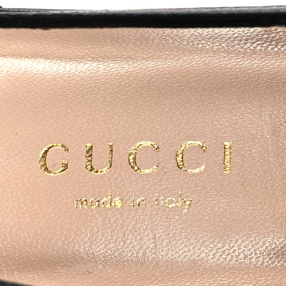 Gucci Nappa Unia Cherry Pumps 39 Black 7 of 12