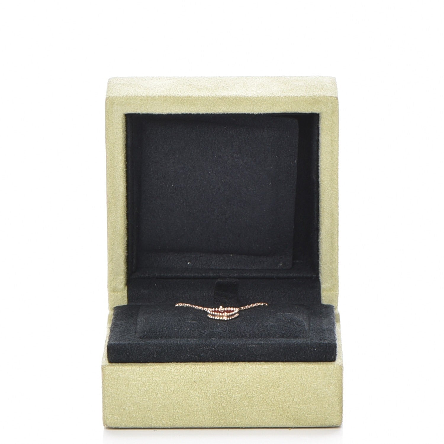 Van Cleef & Arpels 18K Rose Gold Carnelian Sweet Alhambra Heart Pendant Necklace 7 of 7