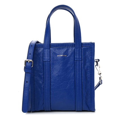 Balenciaga Agneau XXS Bazar Shopper Tote Electric Bleu 1 of 10