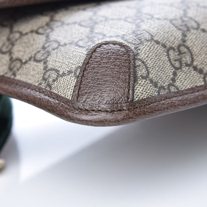 Gucci GG Supreme Monogram Neo Vintage Web Belt Bag Brown 8 of 9