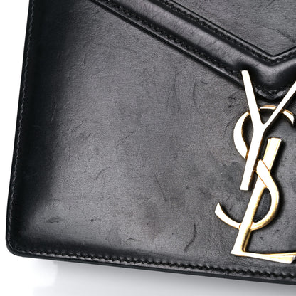 Saint Laurent Smooth Calfskin Monogram Cassandra Clasp Bag Black 25 of 28
