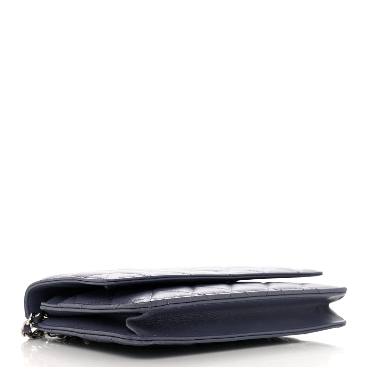 Chanel Lambskin Quilted Wallet On Chain WOC Lavender 4 of 12