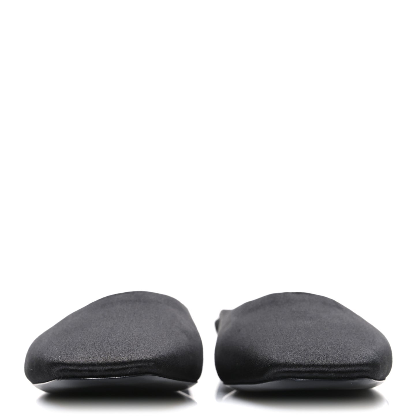 Crepe Satin Lido Slip On Mule 41.5 Black