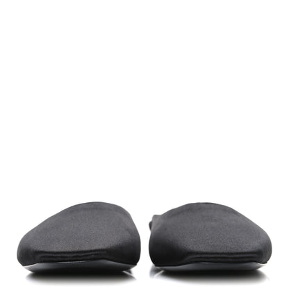 Saint Laurent Crepe Satin Lido Slip On Mule 41.5 Black 3 of 9