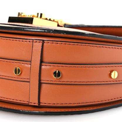 MCM Visetos Mini Patricia Saddle Bag Cognac 10 of 15