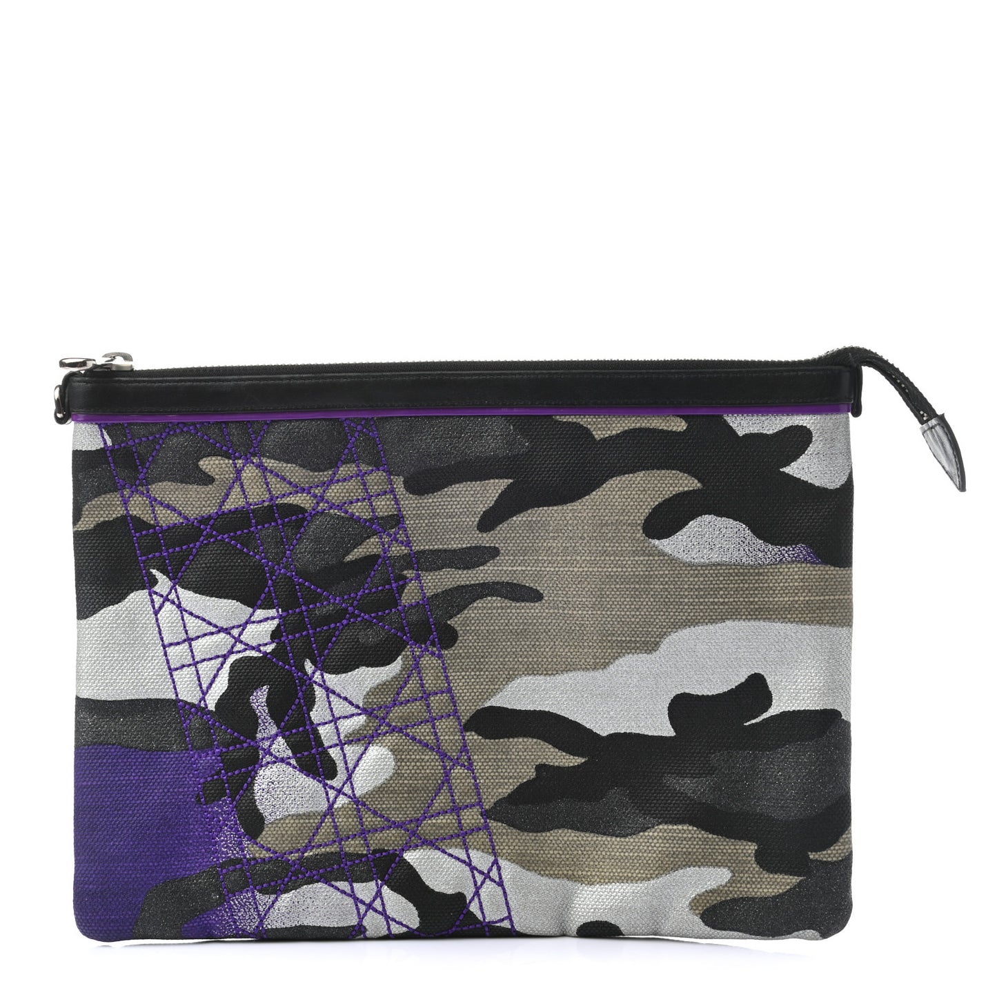 Canvas Camouflage Anselm Reyle Zip Pouch