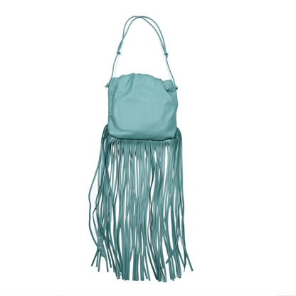 Bottega Veneta Nappa The Fringe Pouch Shoulder Bag Linoleum 1 of 6