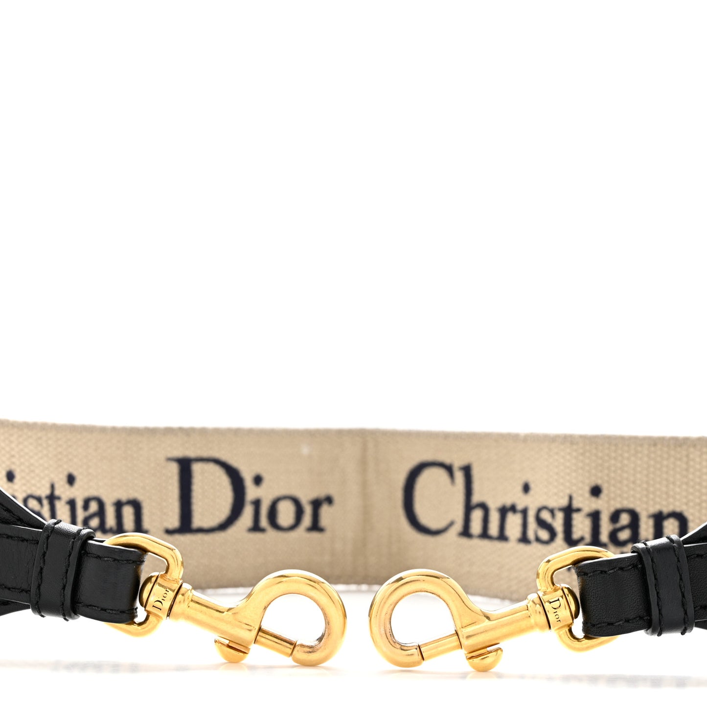Canvas Embroidered Shoulder Strap Blue
