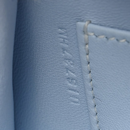 Hermes Chevre Mysore Mini Kelly Sellier 20 Bleu Brume 7 of 11