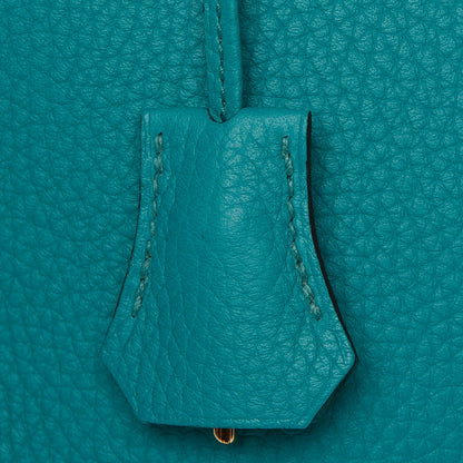 Hermes Taurillon Clemence Kelly Retourne 35 Bleu Paon 22 of 32