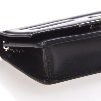 Fendi Vitello Flamingo Tube Wallet on Chain Black 9 of 11