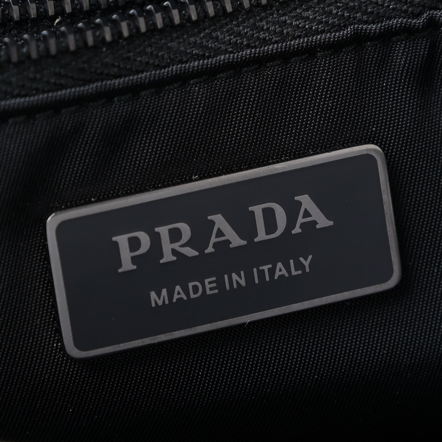 Prada Tessuto Nylon Chain Tote Black 11 of 12