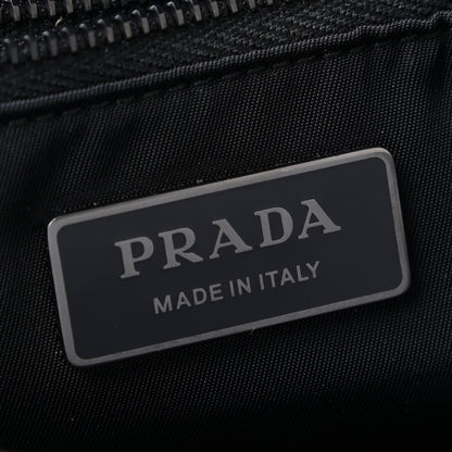 Prada Tessuto Nylon Chain Tote Black 11 of 12