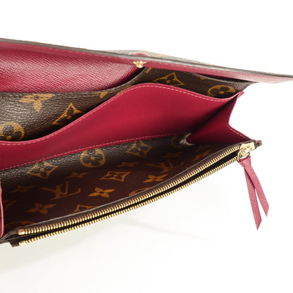 Louis Vuitton Monogram Emilie Wallet Fuchsia 7 of 8
