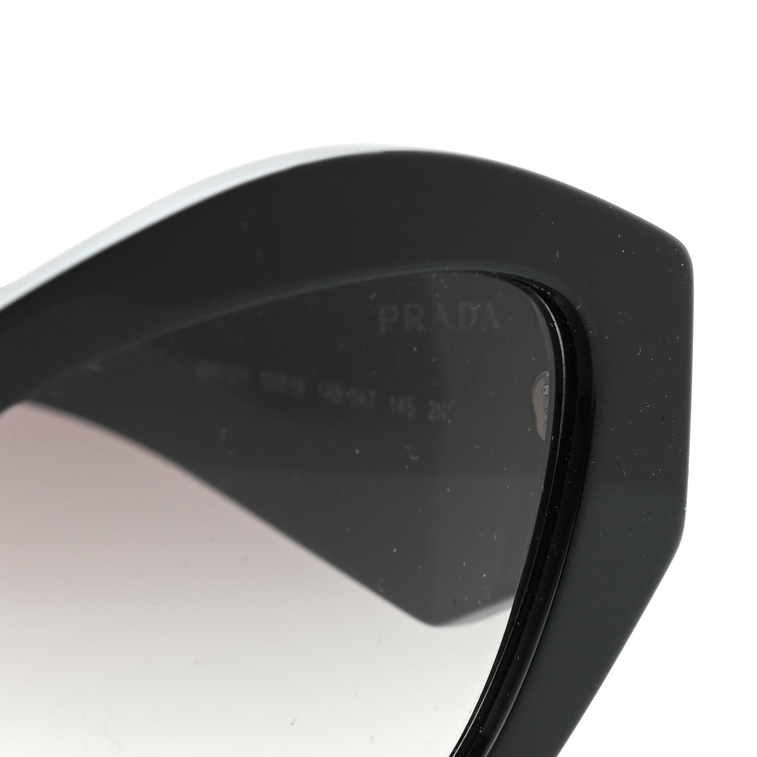 Prada Acetate Symbole Sunglasses SPR 07Y Black 8 of 8