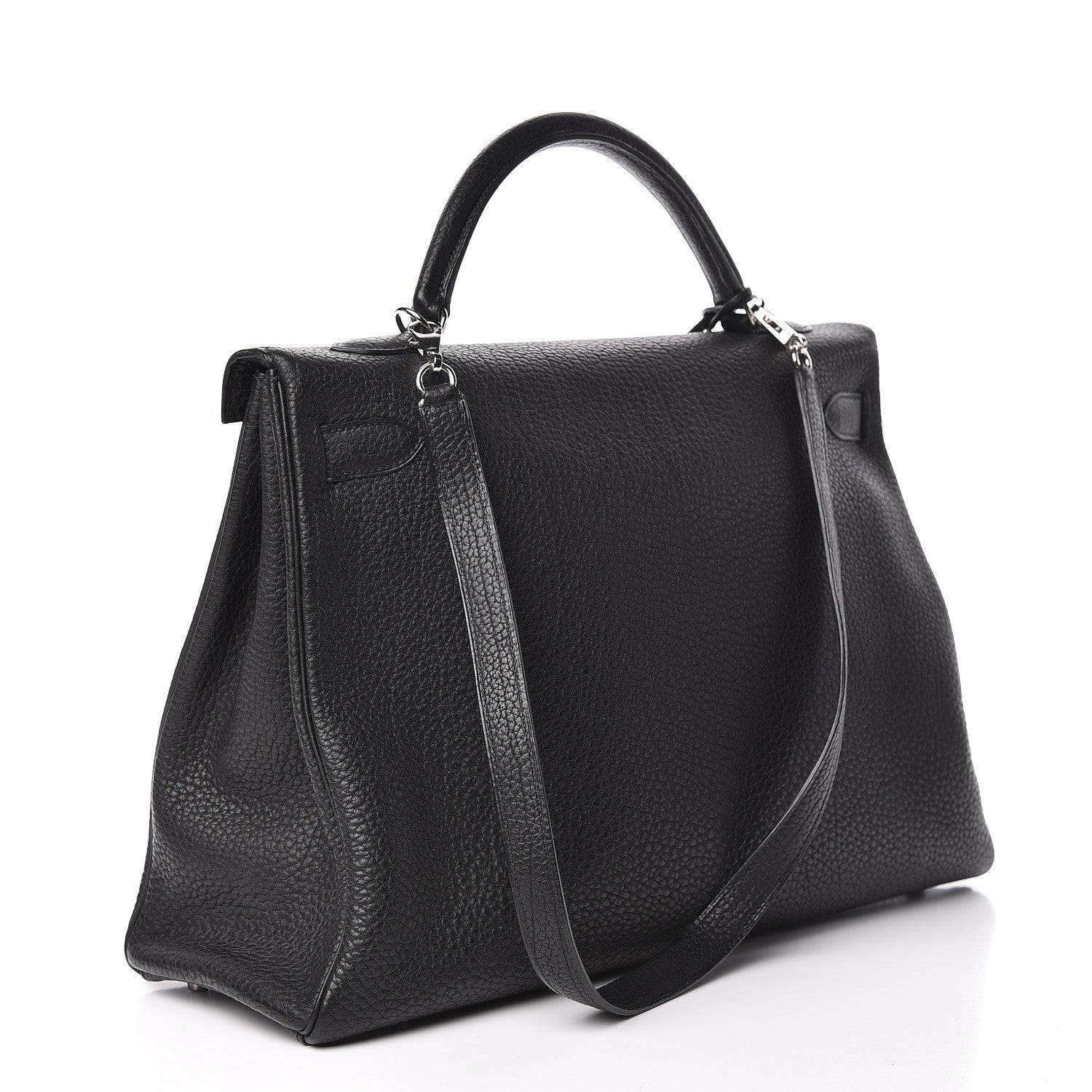 Hermes Fjord Kelly Retourne 40 Black 3 of 47