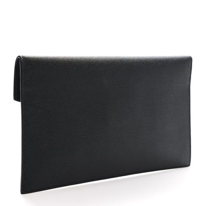 Saint Laurent Grain De Poudre Uptown Pouch Black 3 of 8