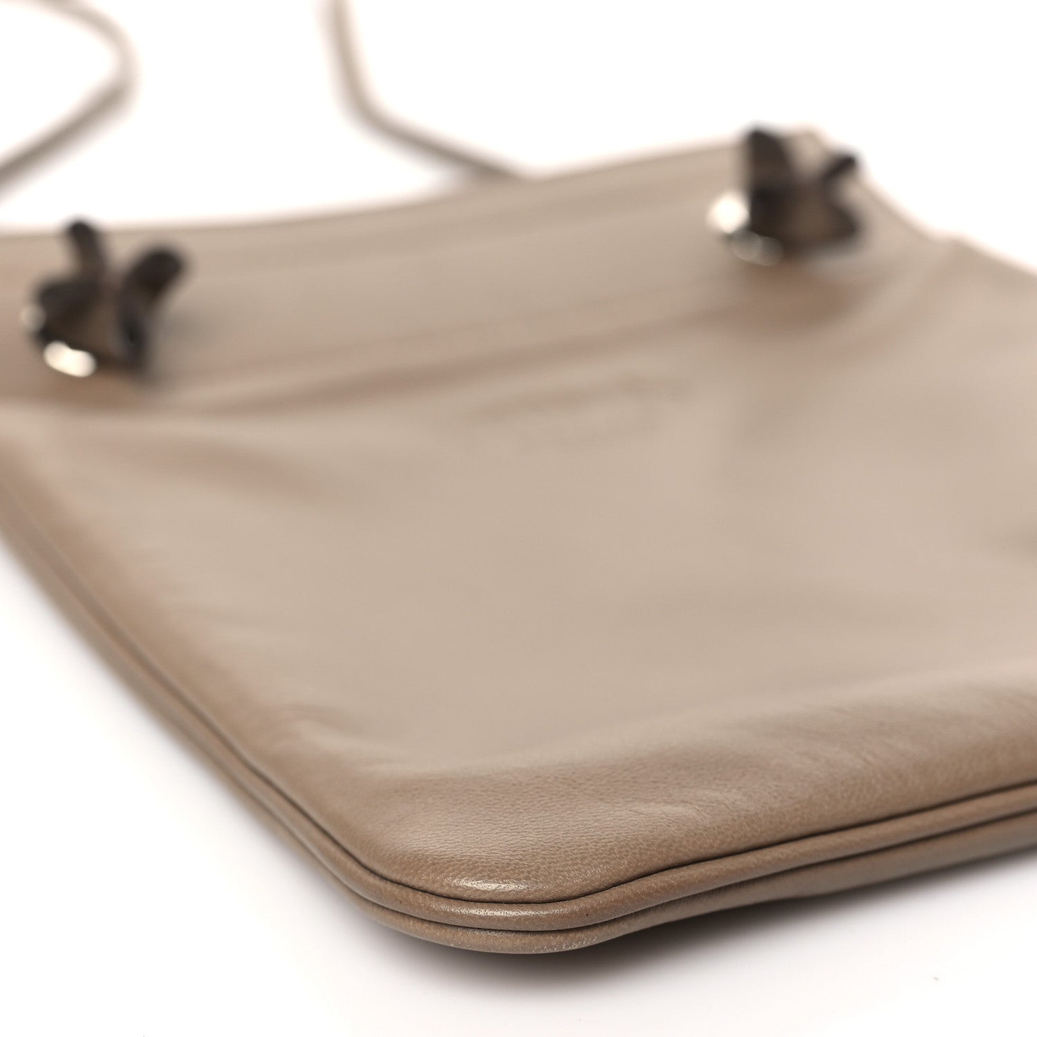 Hermes Milo Lambskin Swift Mini Aline Etoupe 8 of 9