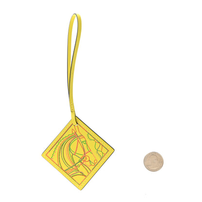 Hermes Swift Robe du Soir Nano Bag Charm Lime 2 of 4