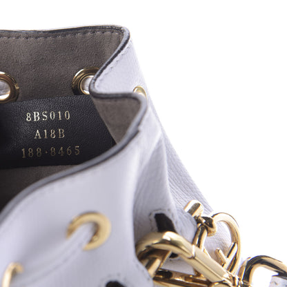 Fendi Vitello Cruise F is Fendi Mini Mon Tresor Bucket Bag Optical White 9 of 9