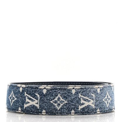 Louis Vuitton Denim Monogram Jacquard Bandouliere Shoulder Strap Bleu 2 of 5