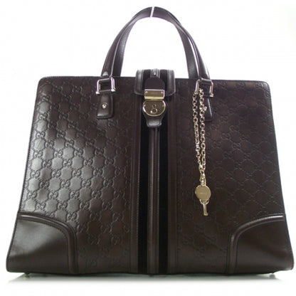 Gucci Guccissima Large Treasure Tote Chocolate 1 of 12