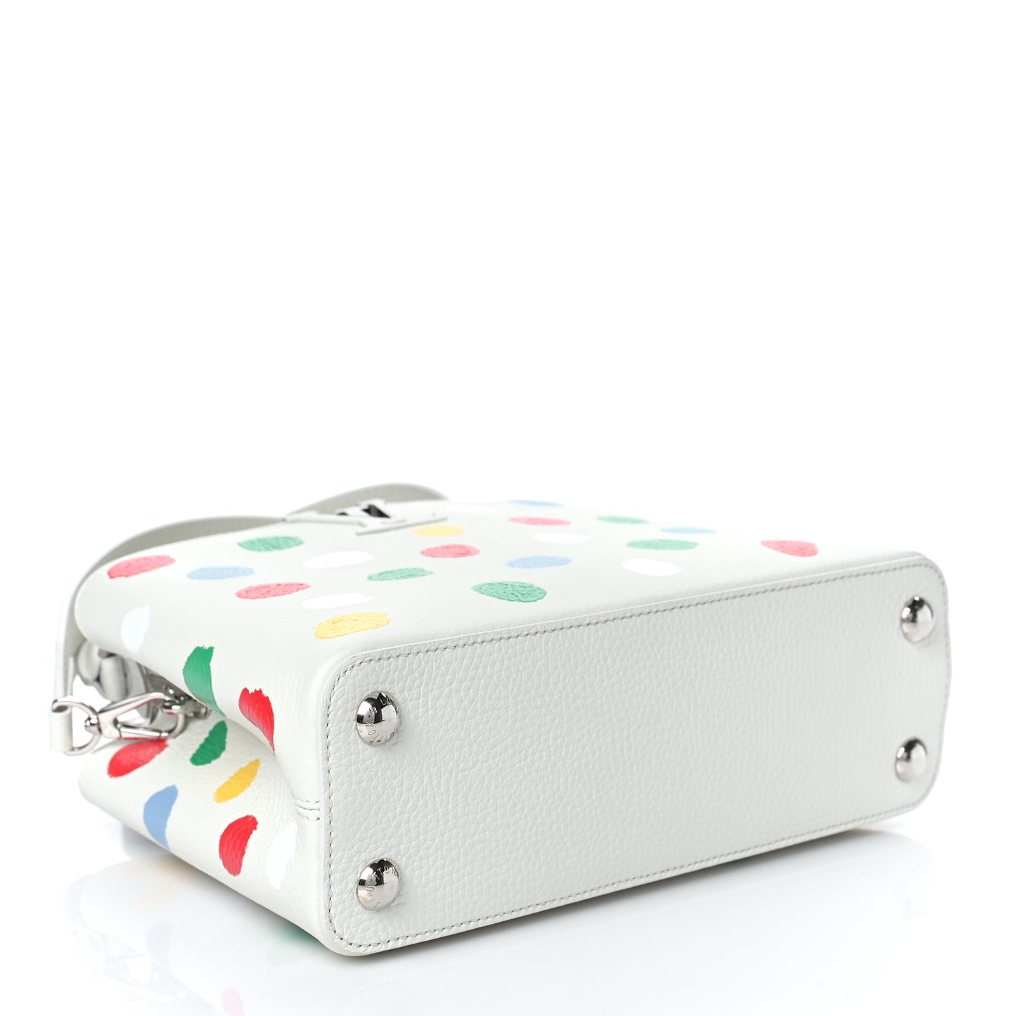LV X YK Taurillon Capucines BB White